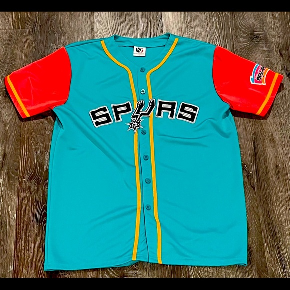 NBA Other - Baseball Jersey style San Antonio Spurs shirt